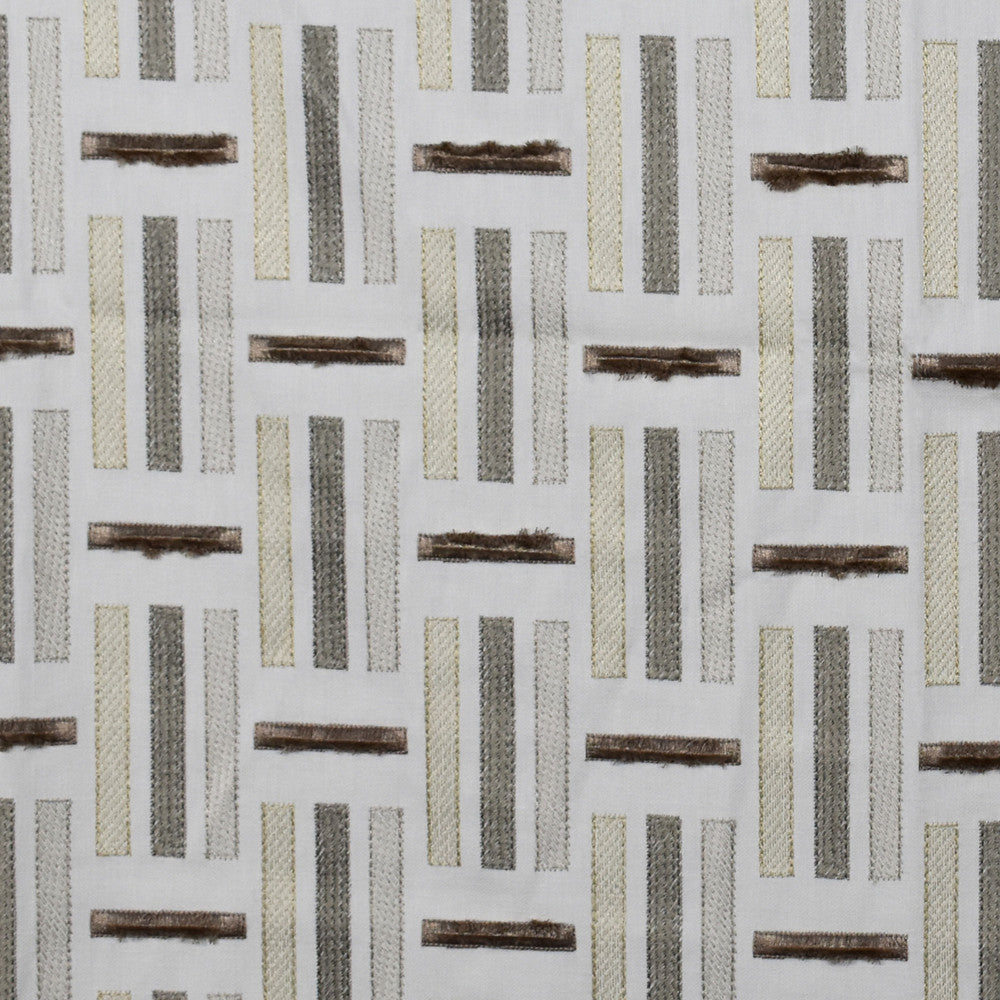 S1926 Cashmere by Greenhouse Fabric S19: Marseille Embroideries 52% Cotton, 48% Polyester With 100% Polyester Embroidery India 9,000 double rubs </p><p>Repeat: 5.25" H, 6.125" V 55" - Fabric Carolina -