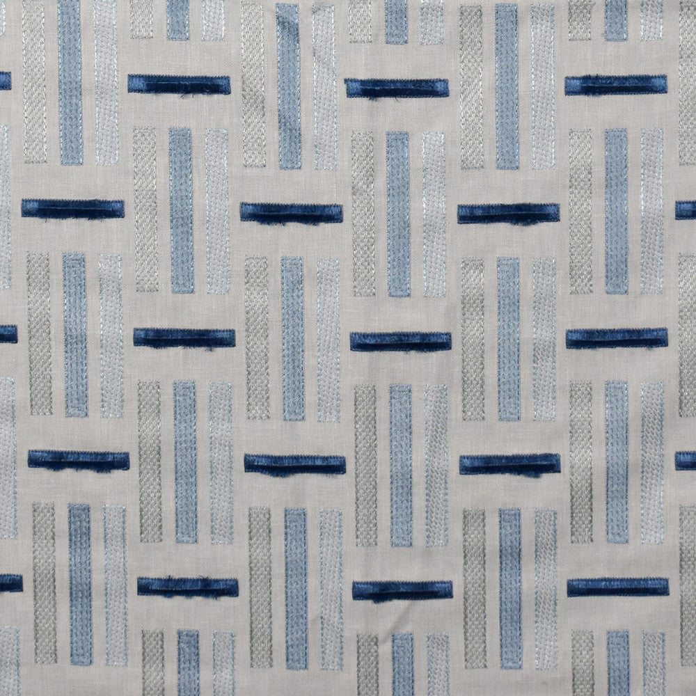 S1928 Stream by Greenhouse Fabric S19: Marseille Embroideries 52% Cotton, 48% Polyester With 100% Polyester Embroidery India 9,000 double rubs </p><p>Repeat: 5.25" H, 6.125" V 55" - Fabric Carolina -
