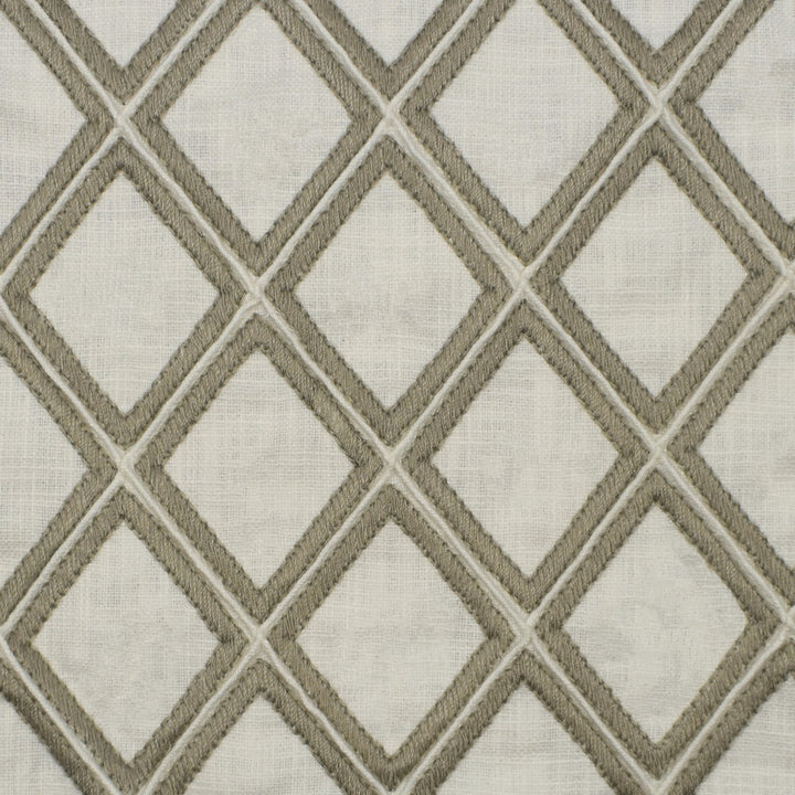 S1930 Linen by Greenhouse Fabric 100% Cotton With 100% Polyester Embroidery INDIA 9,000 </p><p>Repeat: 3" H, 3" V 53" - Fabric Carolina -