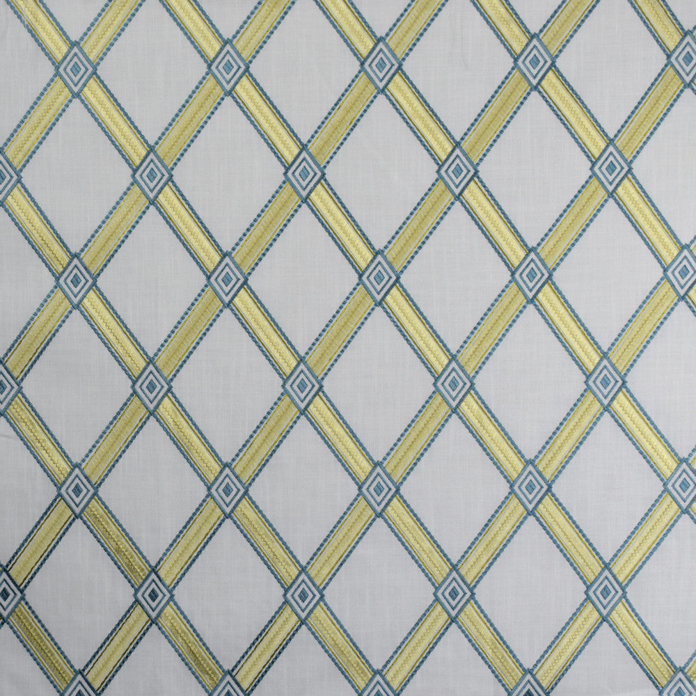 S1936 Summer by Greenhouse Fabric S19: Marseille Embroideries 73% Cotton, 27% Polyester With 100% Rayon Embroidery India 9,000 double rubs </p><p>Repeat: 6.75" H, 9.25" V 55" - Fabric Carolina -