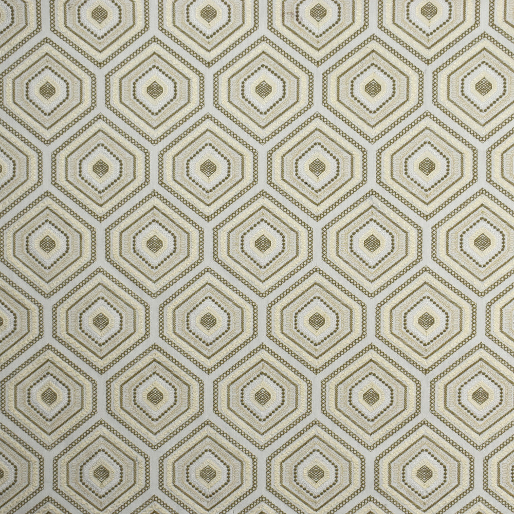 S1938 Pebble by Greenhouse Fabric S19: Marseille Embroideries 64% Polyester, 32% Cotton, 4% Linen With 50% Rayon, 50% Polyester Embroidery India 9,000 double rubs </p><p>Repeat: 6.25" H, 9.125" V 53" - Fabric Carolina -