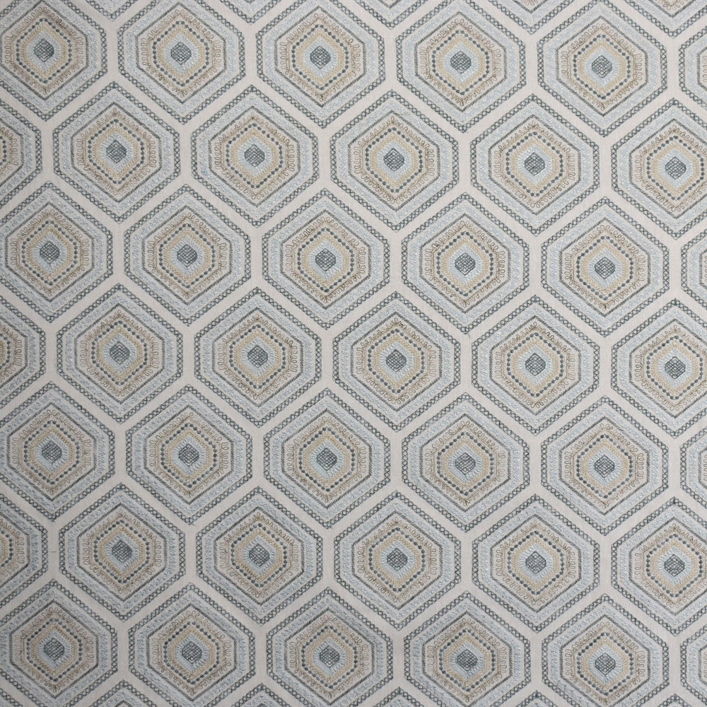 S1939 Island by Greenhouse Fabric 64% Polyester, 32% Cotton, 4% Linen With 50% Rayon, 50% Polyester Embroidery India 9,000 double rubs </p><p>Repeat: 6.25" H, 9.125" V 53" - Fabric Carolina -
