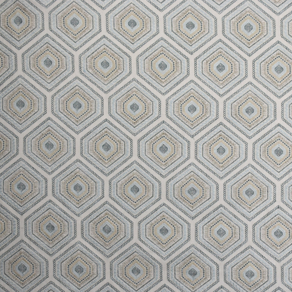 S1939 Island by Greenhouse Fabric 64% Polyester, 32% Cotton, 4% Linen With 50% Rayon, 50% Polyester Embroidery INDIA 9,000 </p><p>Repeat: 6.25" H, 9.125" V 53" - Fabric Carolina -