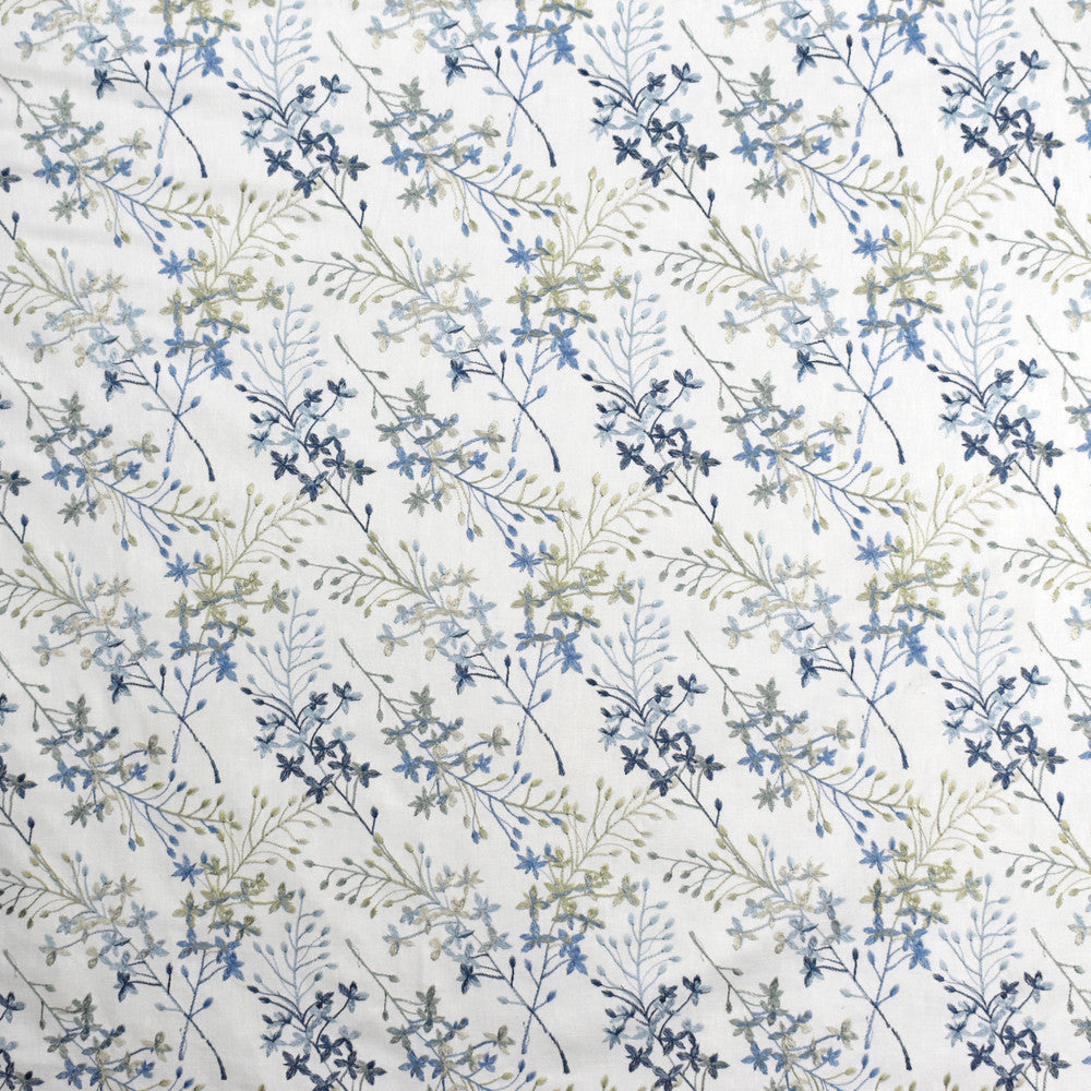 S1949 Waterfall by Greenhouse Fabric 52% Cotton, 48% Polyester With 100% Polyester Embroidery India 9,000 double rubs </p><p>Repeat: 10.25" H, 9" V 54" - Fabric Carolina -