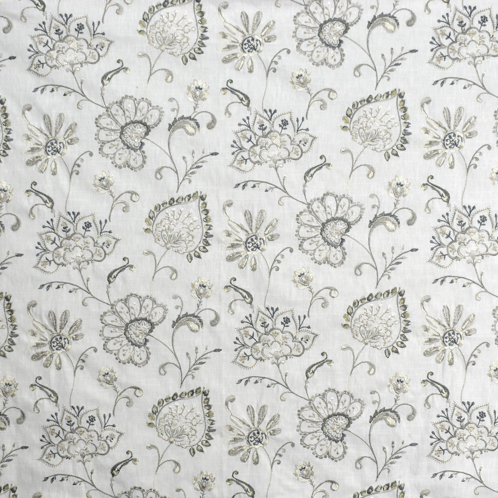 S1951 Marble by Greenhouse Fabric S19: Marseille Embroideries 58% Cotton, 42% Polyester With 100% Rayon Embroidery India 9,000 double rubs </p><p>Repeat: 25.25" H, 12.25" V 54" - Fabric Carolina -