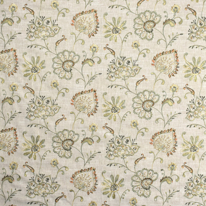 S1953 Sundown by Greenhouse Fabric 58% Cotton, 42% Polyester With 100% Rayon Embroidery INDIA 9,000 </p><p>Repeat: 25.25" H, 12.25" V 54" - Fabric Carolina -