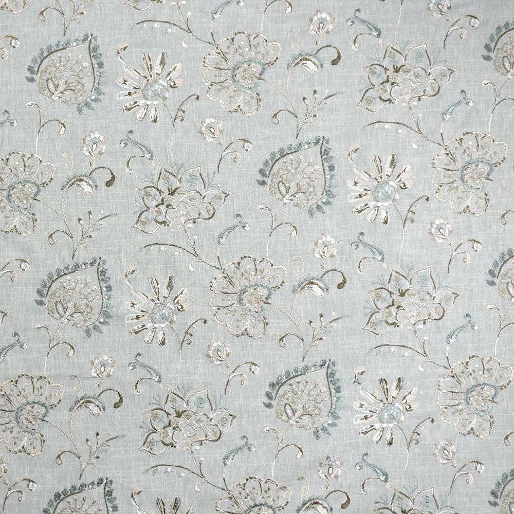 S1954 Aquarius by Greenhouse Fabric 58% Cotton, 42% Polyester With 100% Rayon Embroidery India 9,000 double rubs </p><p>Repeat: 25.25" H, 12.25" V 54" - Fabric Carolina -