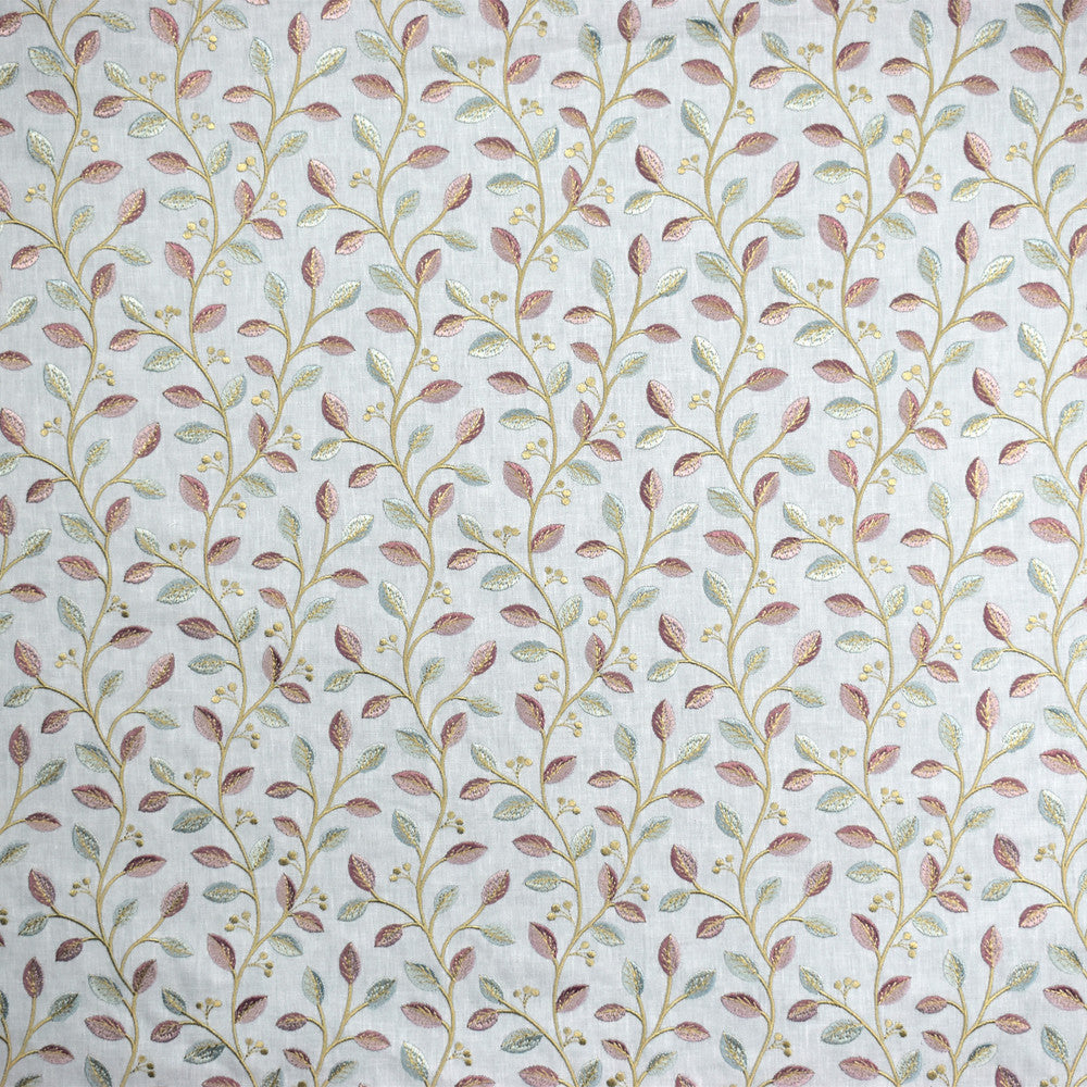 S1957 Dream by Greenhouse Fabric 52% Cotton, 48% Polyester With 100% Polyester Embroidery India 9,000 double rubs </p><p>Repeat: 8.375" H, 6.125" V 54" - Fabric Carolina -