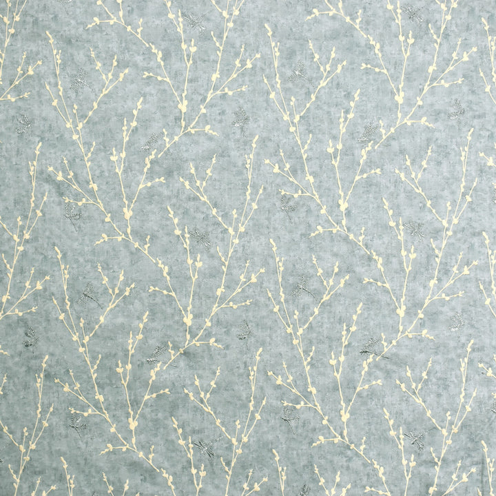 S1961 Rain by Greenhouse Fabric 100% Cotton With 100% Rayon Embroidery India 9,000 double rubs </p><p>Repeat: 12.5" H, 12.75" V 54" - Fabric Carolina -