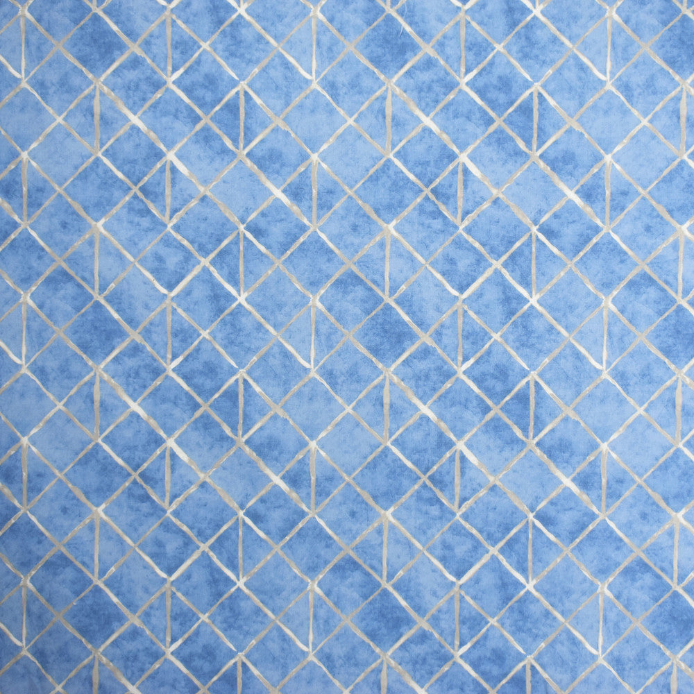 S1977 Bluebird by Greenhouse Fabric S20: Marseille Prints 100% Cotton India 30,000 double rubs </p><p>Repeat: 13.75" H, 13.25" V 54" - Fabric Carolina -