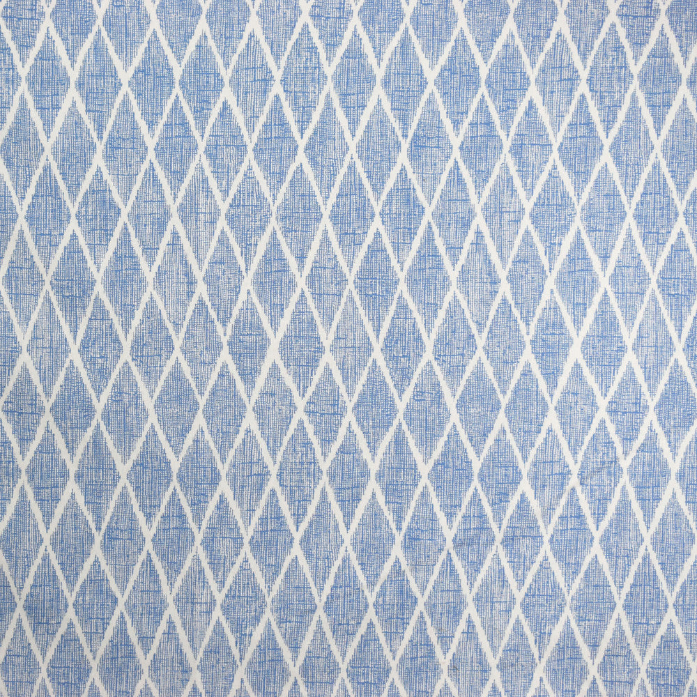 S1980 Baltic Blue by Greenhouse Fabric 100% Cotton India 30,000 double rubs </p><p>Repeat: 13.5" H, 17.75" V 54" - Fabric Carolina -