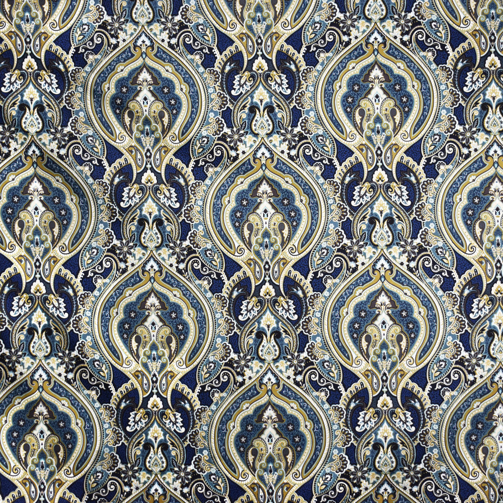 S2012 Moonlit Sky by Greenhouse Fabric 100% Cotton India 6,000 double rubs </p><p>Repeat: 13.5" H, 13.5" V 54" - Fabric Carolina -