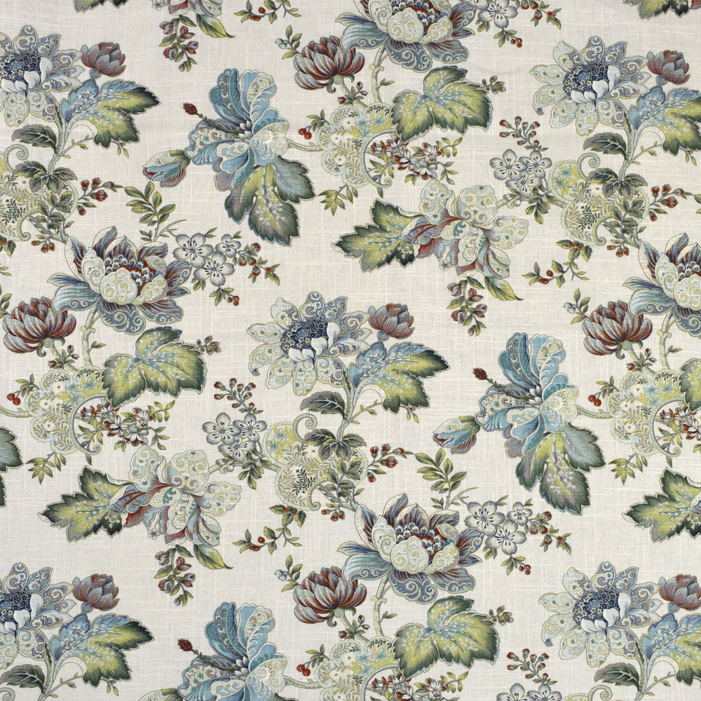 S2014 White Tea by Greenhouse Fabric 55% Linen, 45% Rayon China 12,000 double rubs </p><p>Repeat: 27.5" H, 26" V 54" - Fabric Carolina -