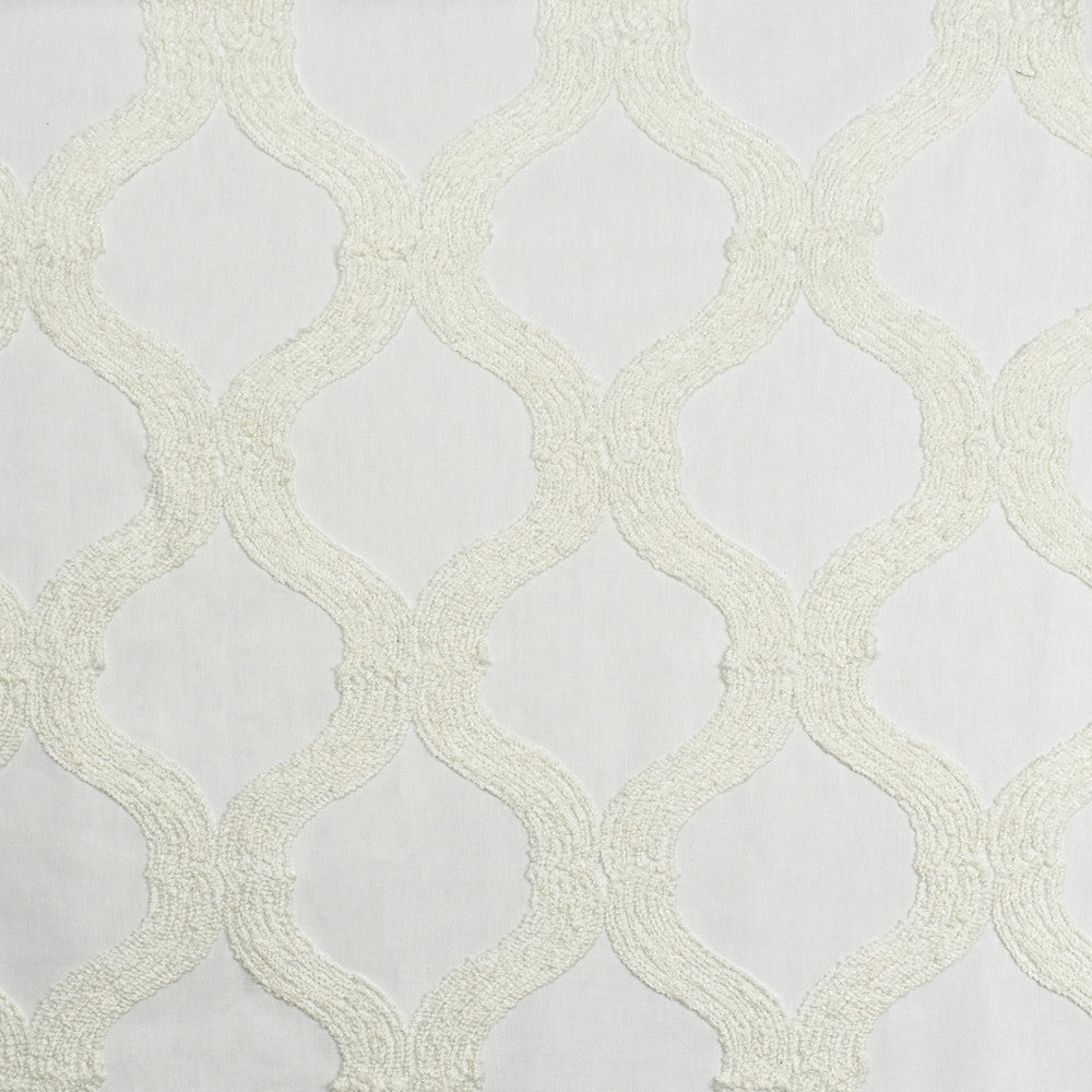 S2022 Ivory by Greenhouse Fabric 52% Cotton, 48% Polyester With 100% Polyester Embroidery India 9,000 double rubs </p><p>Repeat: 8.75" H, 9.25" V 52" - Fabric Carolina -