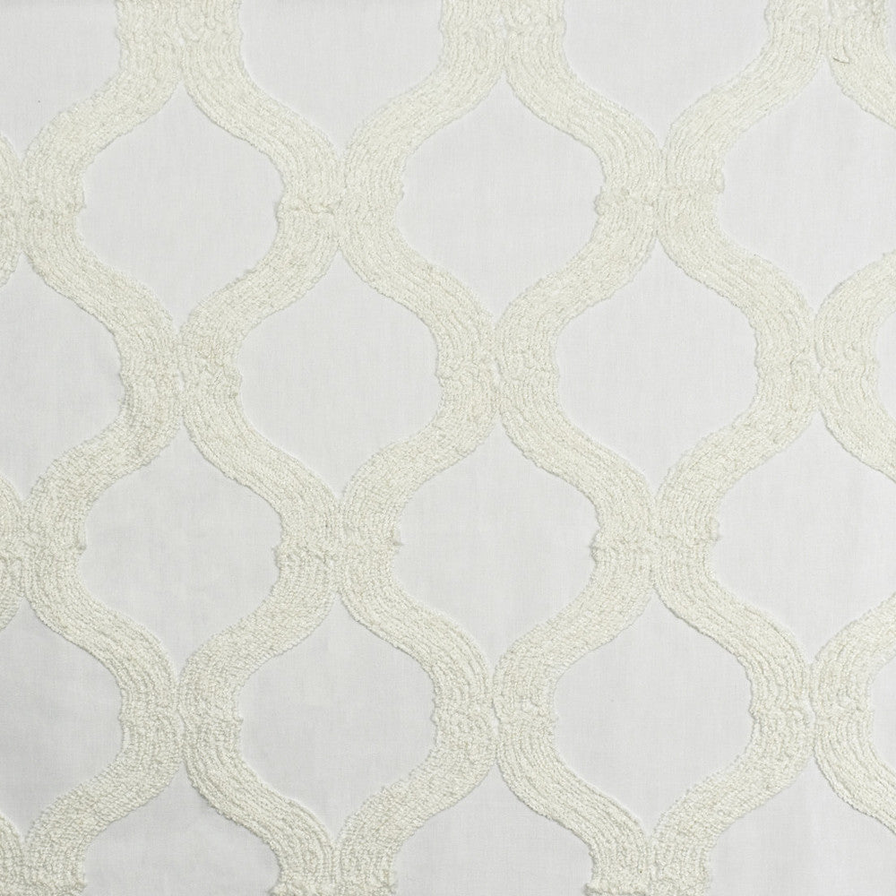 S2022 Ivory by Greenhouse Fabric 52% Cotton, 48% Polyester With 100% Polyester Embroidery INDIA 9,000 </p><p>Repeat: 8.75" H, 9.25" V 52" - Fabric Carolina -