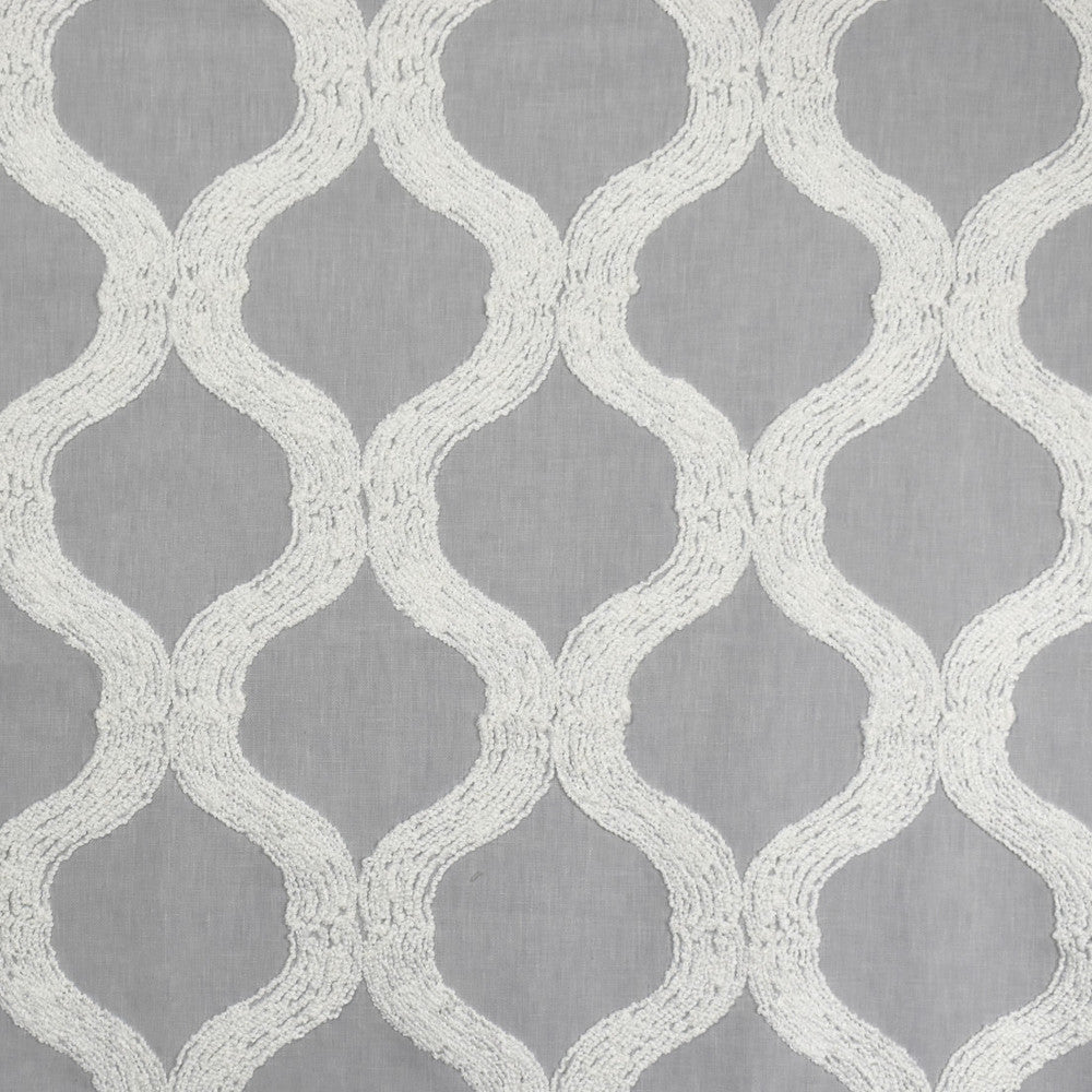 S2047 Dove by Greenhouse Fabric 52% Cotton, 48% Polyester With 100% Polyester Embroidery INDIA 9,000 </p><p>Repeat: 8.75" H, 9.25" V 52" - Fabric Carolina -