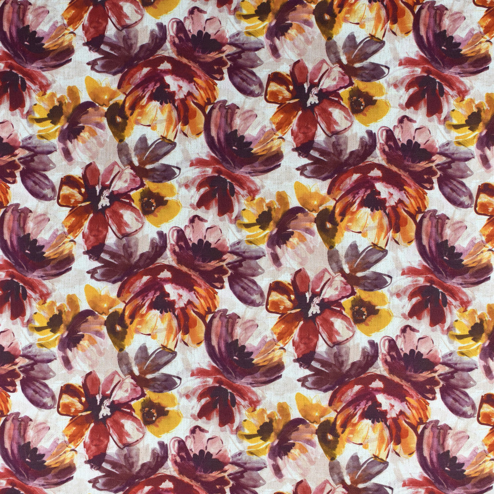 S2329 Geranium by Greenhouse Fabric 92% Polyester, 8% Linen China 100,000 double rubs </p><p>Repeat: None 54" - Fabric Carolina -