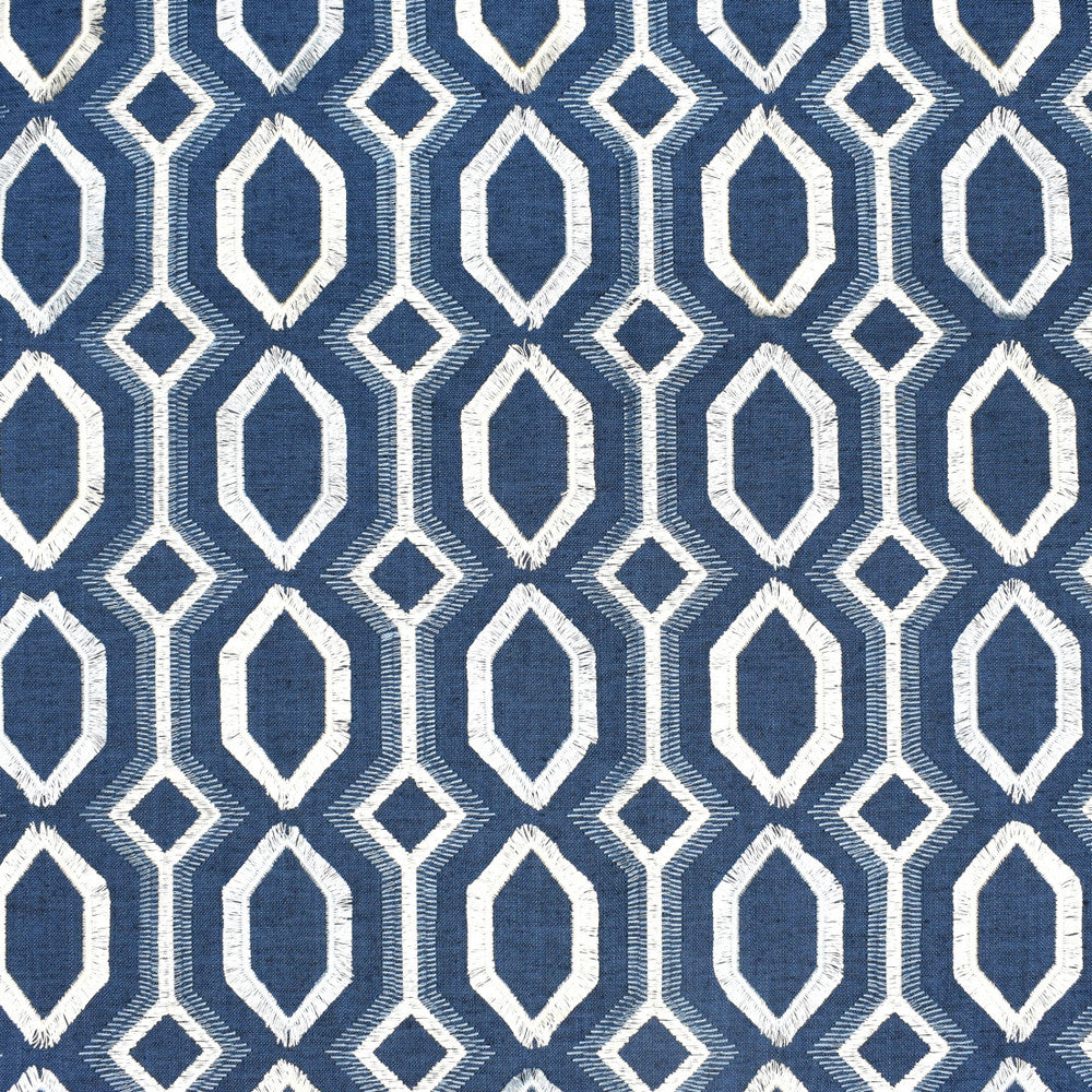 S2460 Denim by Greenhouse Fabric 83% Polyester, 11% Cotton, 6% Linen W/ 100% Rayon Embroidery INDIA 9,000 </p><p>Repeat: 3.25" H, 3" V 54" - Fabric Carolina -