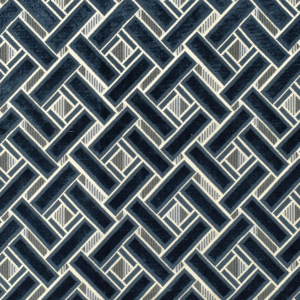 S2505 Indigo by Greenhouse Fabric 59% Rayon, 41% Polyester Indonesia 15,000 </p><p>Repeat: 14" H, 15" V 54" - Fabric Carolina -
