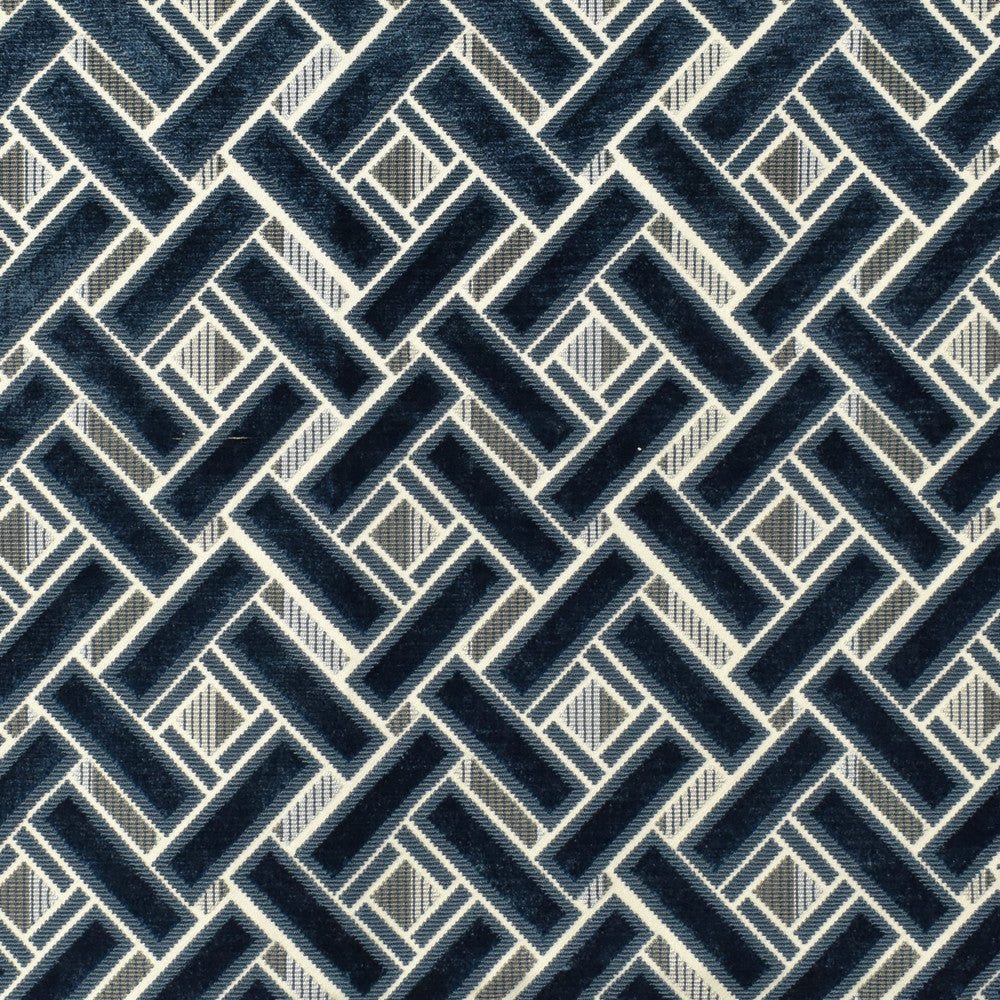 S2505 Indigo by Greenhouse Fabric S31: Venice Luxe Vivids 59% Rayon, 41% Polyester Indonesia 15,000 double rubs </p><p>Repeat: 14" H, 15" V 54" - Fabric Carolina -