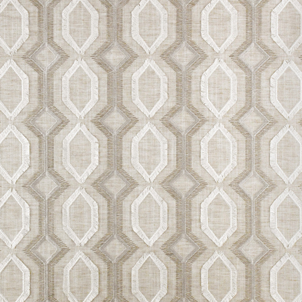 S2534 Linen by Greenhouse Fabric S32: Venice Luxe Neutrals 83% Polyester, 11% Cotton, 6% Linen W/ 100% Rayon Embroidery India 9,000 double rubs </p><p>Repeat: 3.25" H, 3" V 54" - Fabric Carolina -