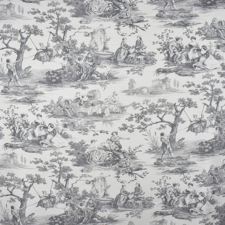 S2575 Pewter by Greenhouse Fabric 100% Cotton Peru 15,000 double rubs </p><p>Repeat: 27" H, 27" V 54" - Fabric Carolina -