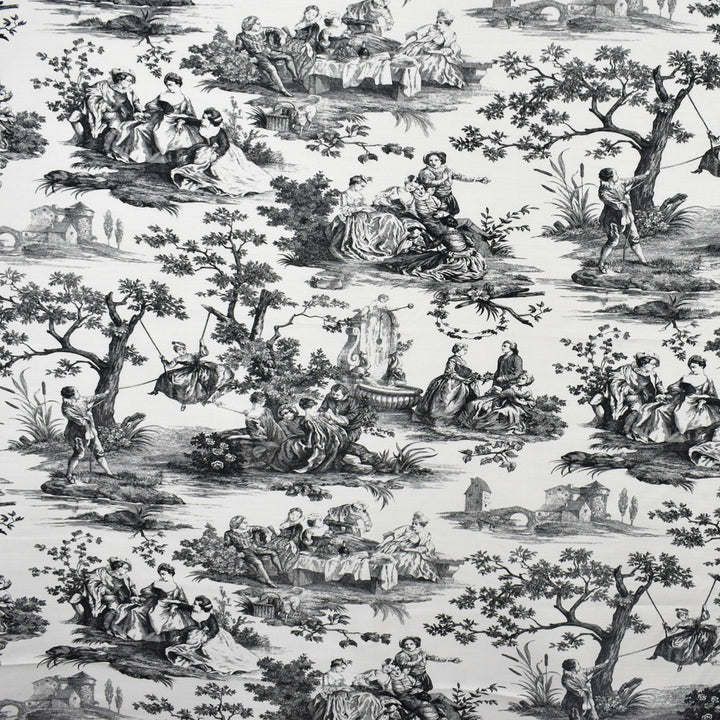 S2578 Noir by Greenhouse Fabric S32: Venice Luxe Neutrals 100% Cotton Peru 15,000 double rubs </p><p>Repeat: 27" H, 27" V 54" - Fabric Carolina -