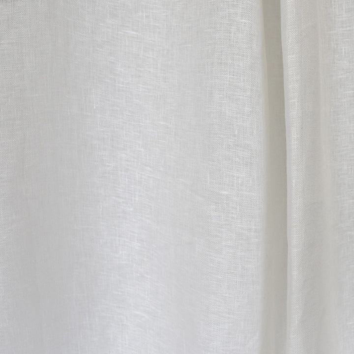 S2601 Winter White by Greenhouse Fabric 100% Linen India Drapery double rubs </p><p>Repeat: None 54" - Fabric Carolina -