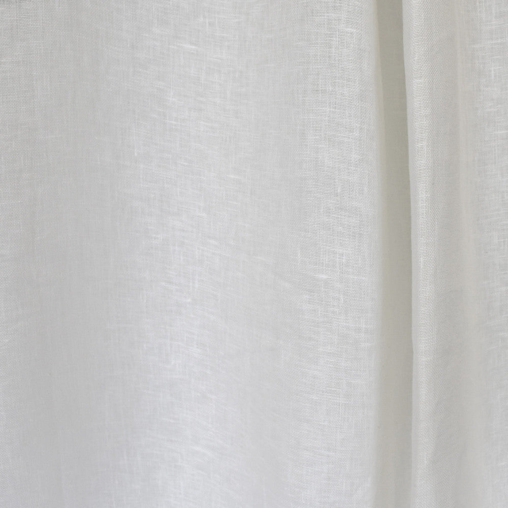 S2601 Winter White by Greenhouse Fabric 100% Linen INDIA Drapery </p><p>Repeat: None 54" - Fabric Carolina -