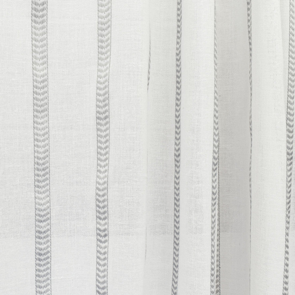 S2618 Fog by Greenhouse Fabric 80% Polyester, 20% Linen INDIA Drapery </p><p>Repeat: 3.5" H 54" - Fabric Carolina -