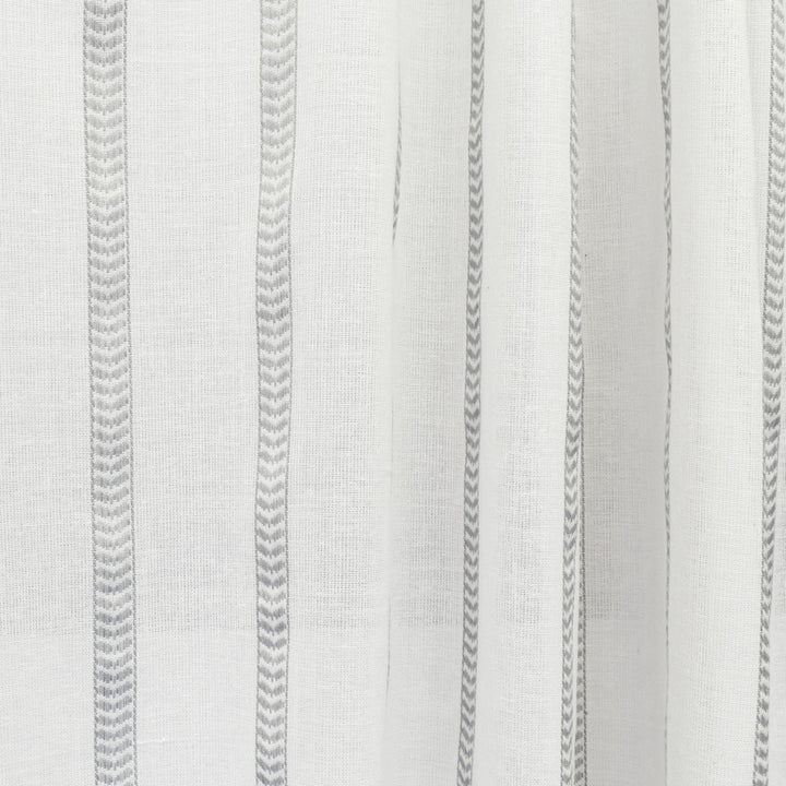 S2618 Fog by Greenhouse Fabric 80% Polyester, 20% Linen INDIA Drapery </p><p>Repeat: 3.5" H 54" - Fabric Carolina -