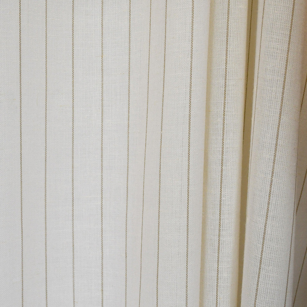 S2628 Eggshell by Greenhouse Fabric 80% Cotton, 20% Linen INDIA Drapery </p><p>Repeat: 1.25" H 54" - Fabric Carolina -
