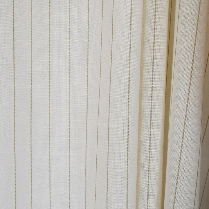 S2628 Eggshell by Greenhouse Fabric 80% Cotton, 20% Linen INDIA Drapery </p><p>Repeat: 1.25" H 54" - Fabric Carolina -