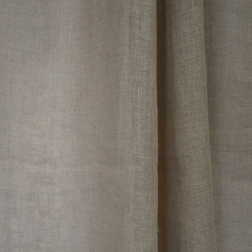 S2632 Natural by Greenhouse Fabric 100% Linen INDIA Drapery </p><p>Repeat: None 54" - Fabric Carolina -