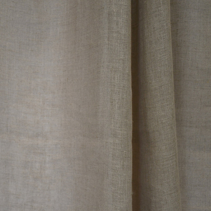 S2632 Natural by Greenhouse Fabric 100% Linen India Drapery double rubs </p><p>Repeat: None 54" - Fabric Carolina -