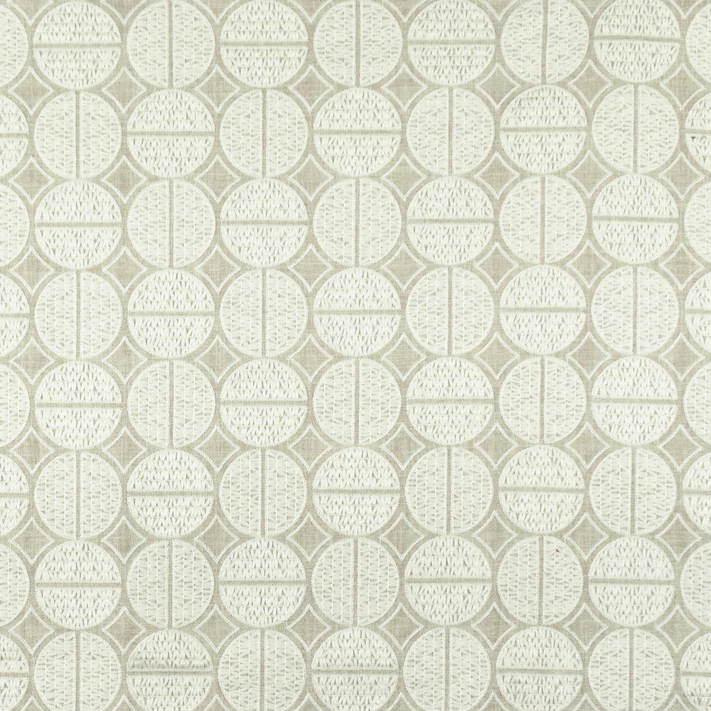 S2640 Oyster by Greenhouse Fabric M03: Memos by Color 100% Polyester With 100% Viscose Embroidery India 9,000 double rubs </p><p>Repeat: 6.5" H, 6.5" V 52" - Fabric Carolina -