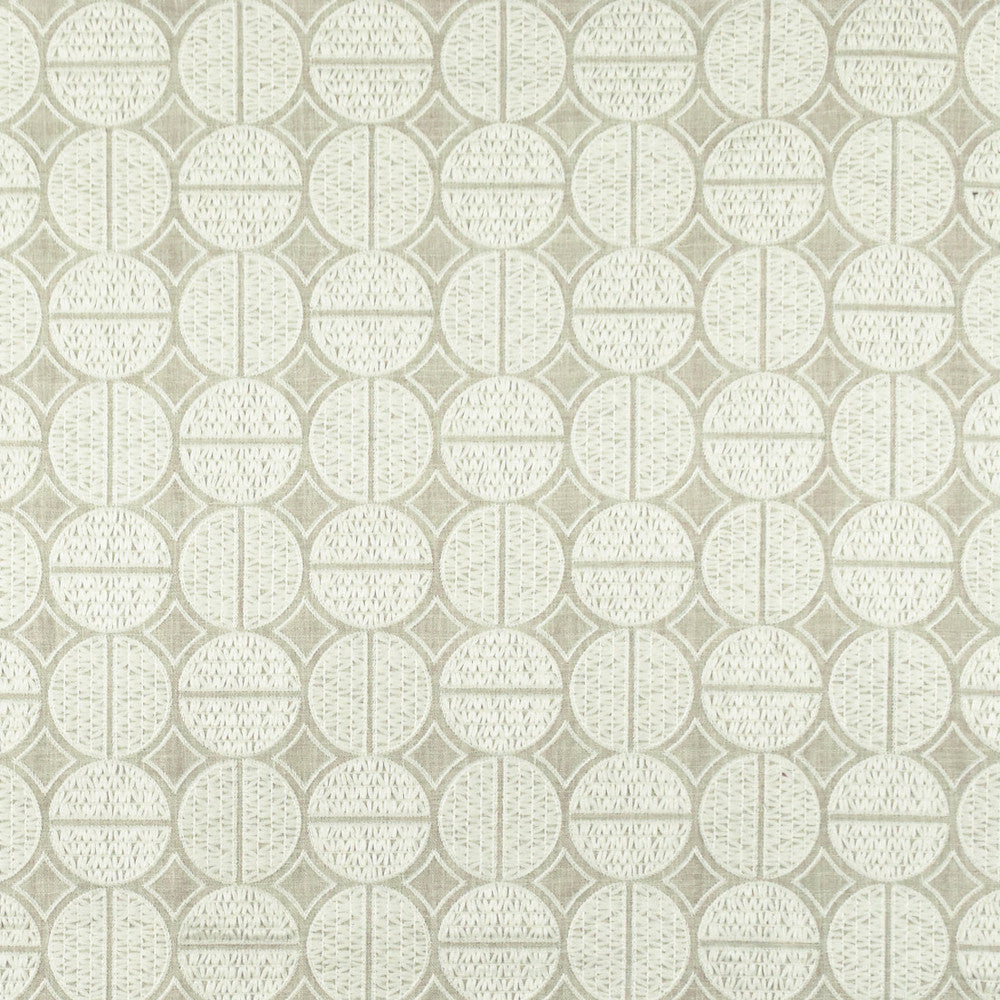 S2640 Oyster by Greenhouse Fabric 100% Polyester With 100% Viscose Embroidery INDIA 9,000 </p><p>Repeat: 6.5" H, 6.5" V 52" - Fabric Carolina -