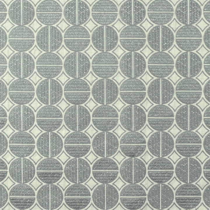 S2642 Pewter by Greenhouse Fabric S34: Statement Embroideries 100% Polyester With 100% Viscose Embroidery India 9,000 double rubs </p><p>Repeat: 6.5" H, 6.5" V 52" - Fabric Carolina -