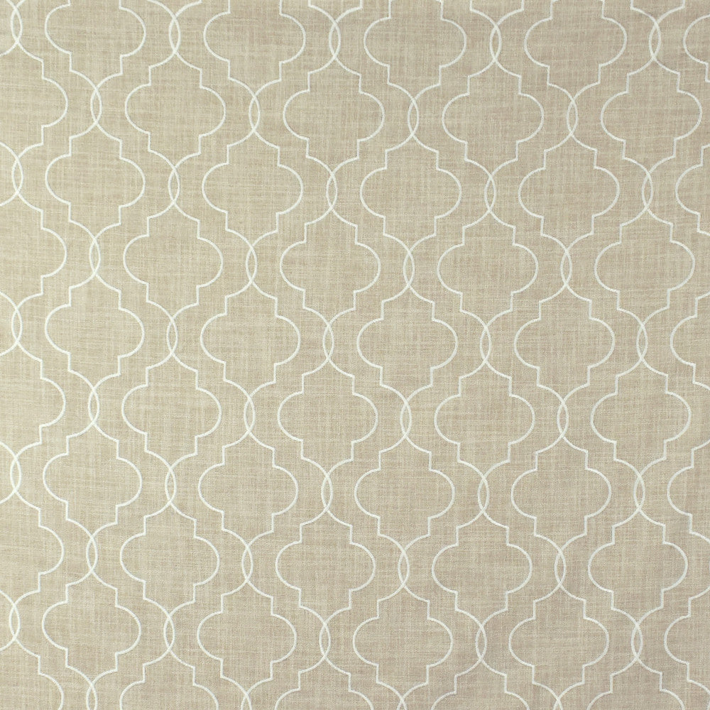 S2654 Oyster by Greenhouse Fabric 100% Polyester With 100% Viscose Embroidery INDIA 9,000 </p><p>Repeat: 6.5" H, 6.5" V 52" - Fabric Carolina -
