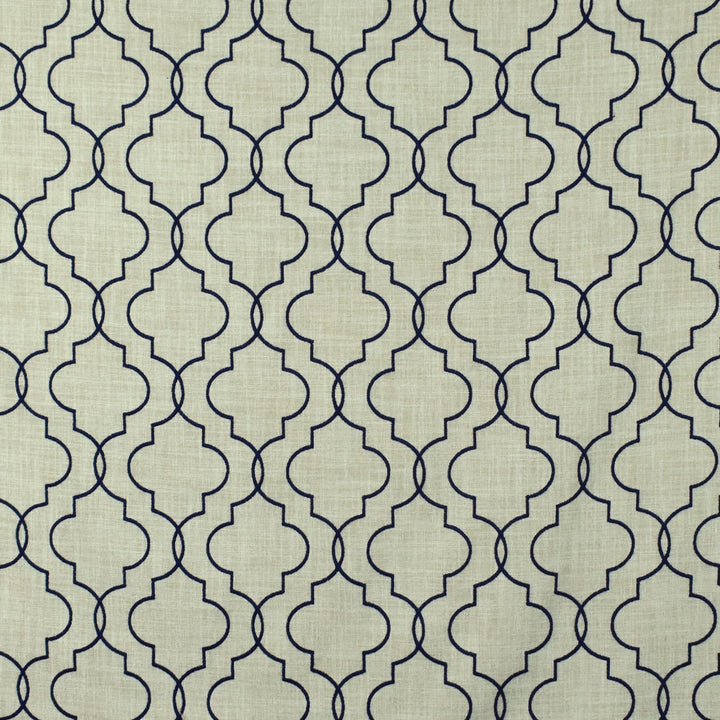 S2655 Marine by Greenhouse Fabric S34: Statement Embroideries 100% Polyester With 100% Viscose Embroidery India 9,000 double rubs </p><p>Repeat: 6.5" H, 6.5" V 52" - Fabric Carolina -