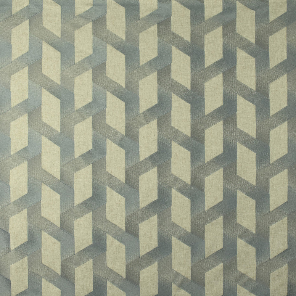 S2662 Blue Smoke by Greenhouse Fabric 70% Polyester, 30% Linen With 100% Polyester Embroidery INDIA 9,000 </p><p>Repeat: 8.75" H, 6.5" V 52" - Fabric Carolina -