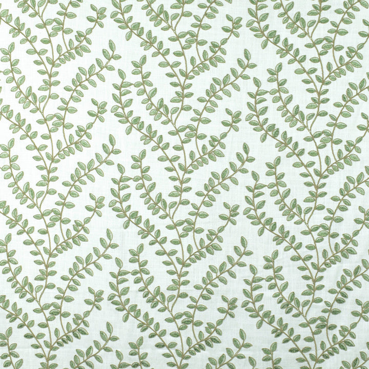 S2672 Green Tea by Greenhouse Designer Fabric S34: Statement Embroideries 100% Polyester With 100% Polyester Embroidery India 9,000 double rubs </p><p>Repeat: 13" H, 9.5" V 52" - Swanky Fabrics -
