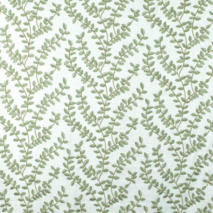 S2672 Green Tea by Greenhouse Fabric S34: Statement Embroideries 100% Polyester With 100% Polyester Embroidery India 9,000 double rubs </p><p>Repeat: 13" H, 9.5" V 52" - Fabric Carolina -