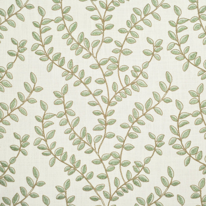 S2672 Green Tea by Greenhouse Fabric 100% Polyester With 100% Polyester Embroidery India 9,000 </p><p>Repeat: 13" H, 9.5" V 52' - Fabric Carolina -