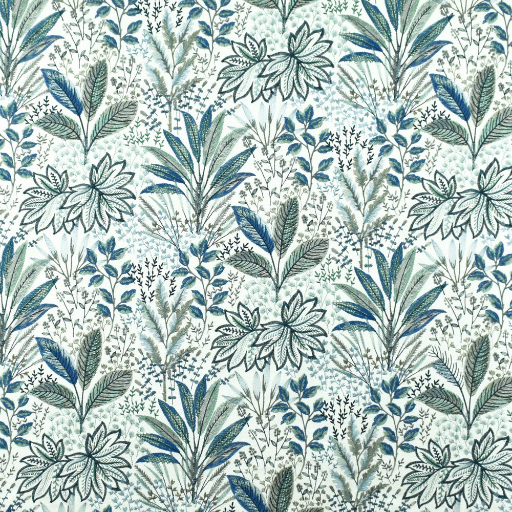 S2678 Lagoon by Greenhouse Fabric 73% Polyester, 27% Cotton W/ 100% Viscose Embroidery India 9,000 double rubs </p><p>Repeat: 13" H, 18" V 52" - Fabric Carolina -