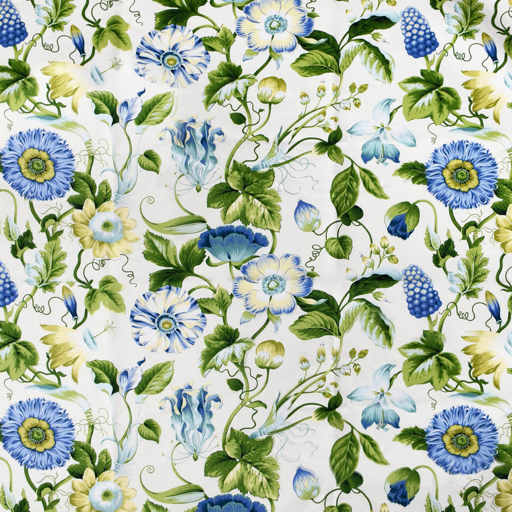 S2691 Bluegreen by Greenhouse Fabric 100% Cotton Peru 15,000 double rubs </p><p>Repeat: 27" H, 17" V 54" - Fabric Carolina -