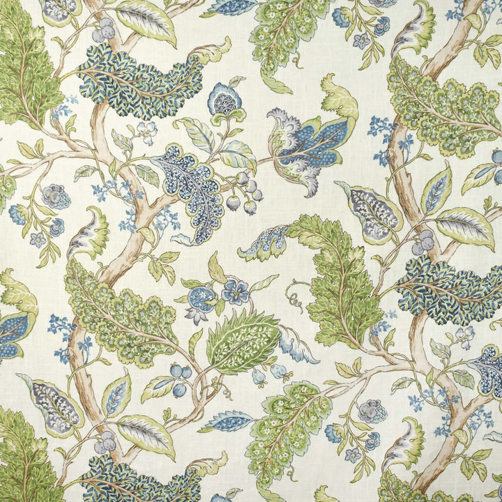 S2692 Periwinkle by Greenhouse Fabric S35: Statement Prints 55% Linen, 45% Rayon China 15,000 double rubs Soil & Stain Repellent </p><p>Repeat: 27" H, 36" V 54" - Fabric Carolina -