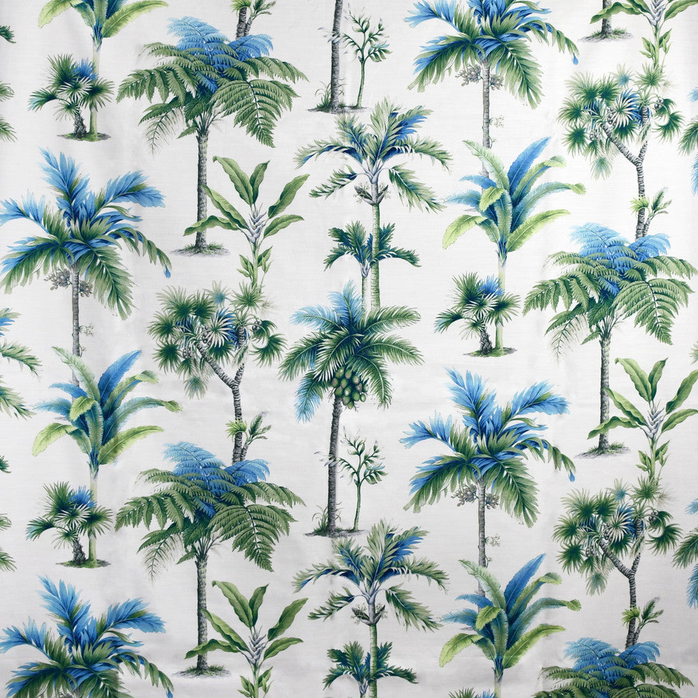 S2693 Caribbean Blue by Greenhouse Fabric 100% Cotton Peru 25,000 double rubs </p><p>Repeat: 27" H, 28" V 54" - Fabric Carolina -