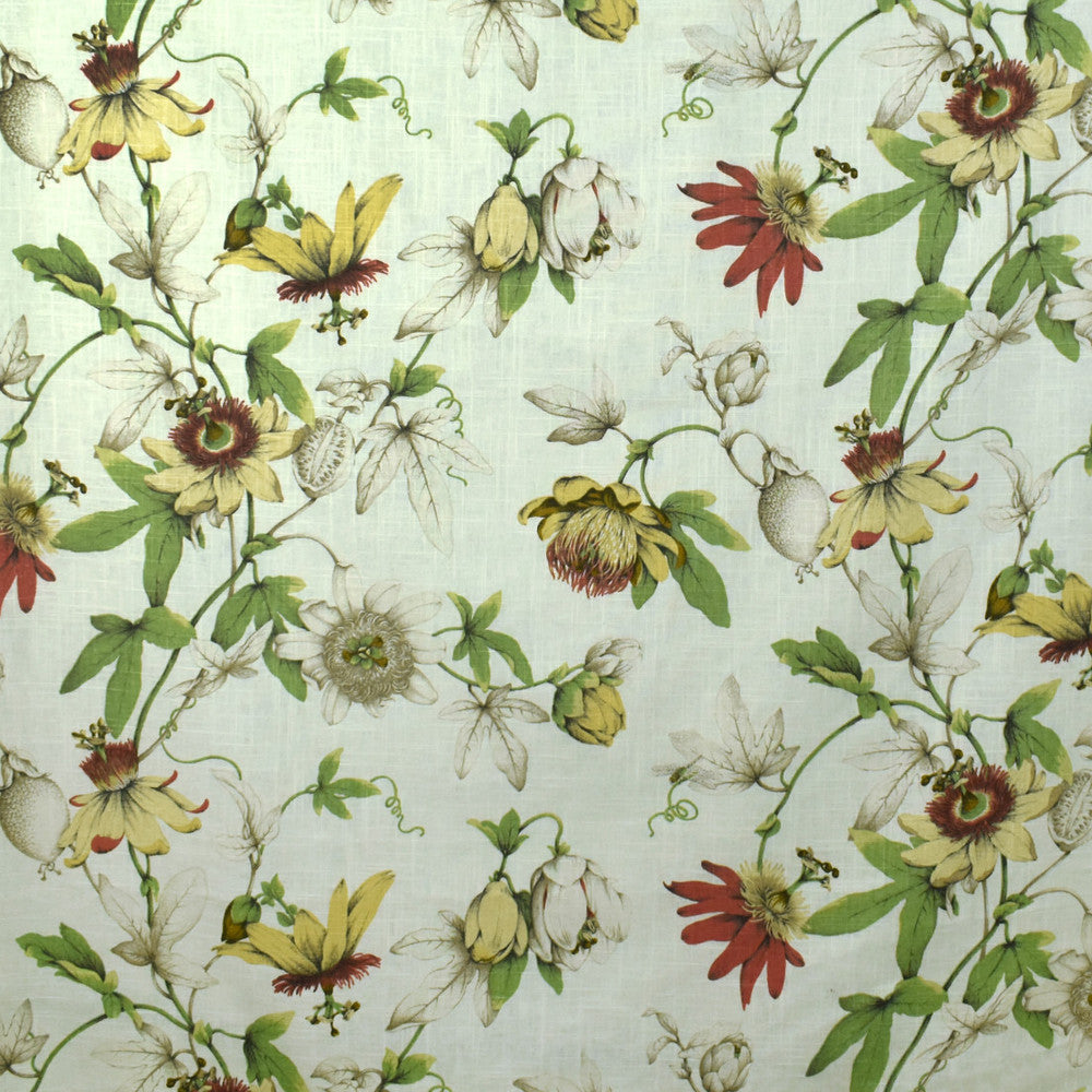 S2694 White Tea by Greenhouse Fabric 55% Linen, 45% Rayon CHINA 15,000 </p><p>Repeat: 27" H, 25.25" V 54" - Fabric Carolina -