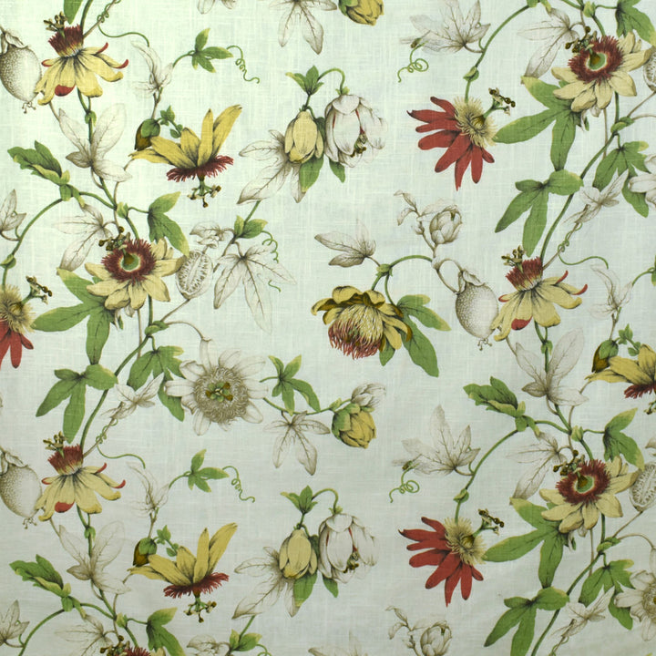 S2694 White Tea by Greenhouse Fabric 55% Linen, 45% Rayon CHINA 15,000 </p><p>Repeat: 27" H, 25.25" V 54" - Fabric Carolina -